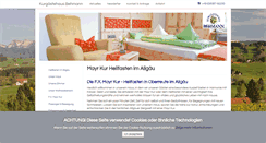 Desktop Screenshot of mayr-kur.com